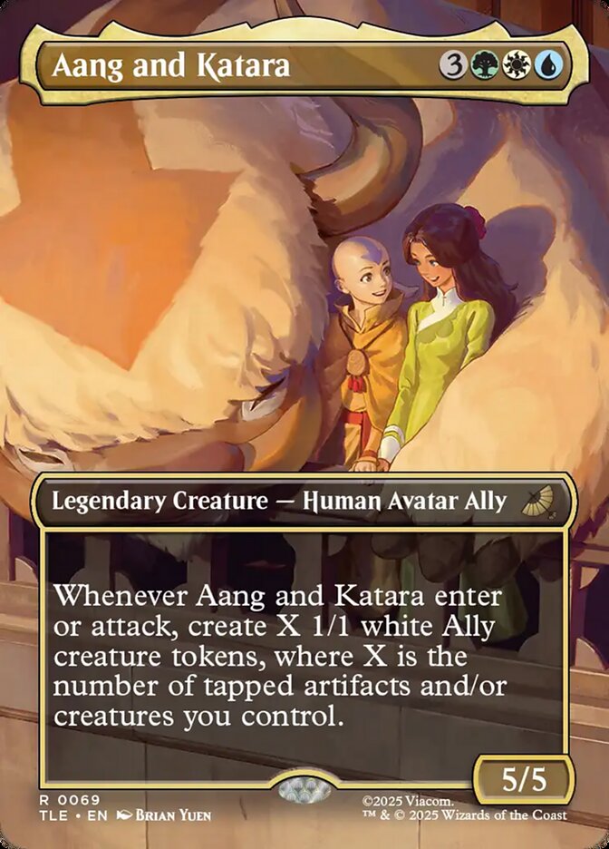 Aang and Katara Borderless 69 (Avatar: The Last Airbender: Eternal-Legal)  - Borderless  | Good Games Adelaide SA