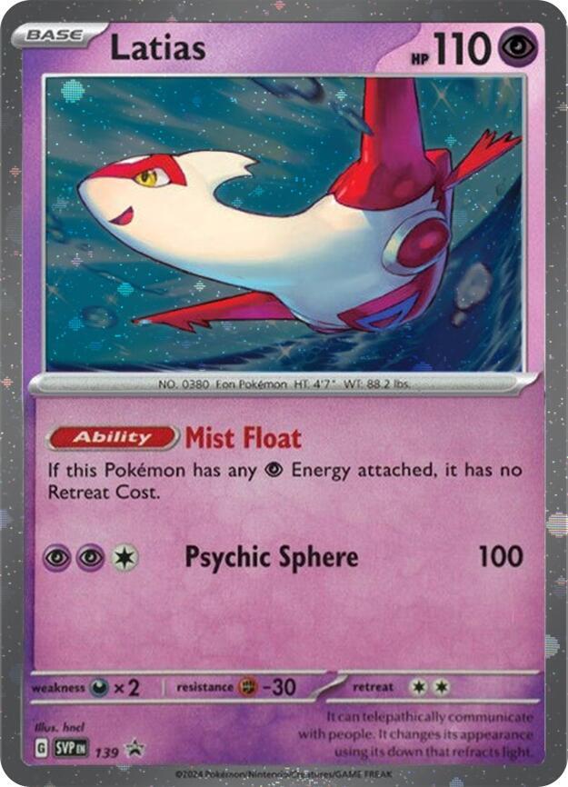 Latias 139 (SV: Scarlet & Violet Promo Cards)  - Holofoil | Good Games Adelaide SA