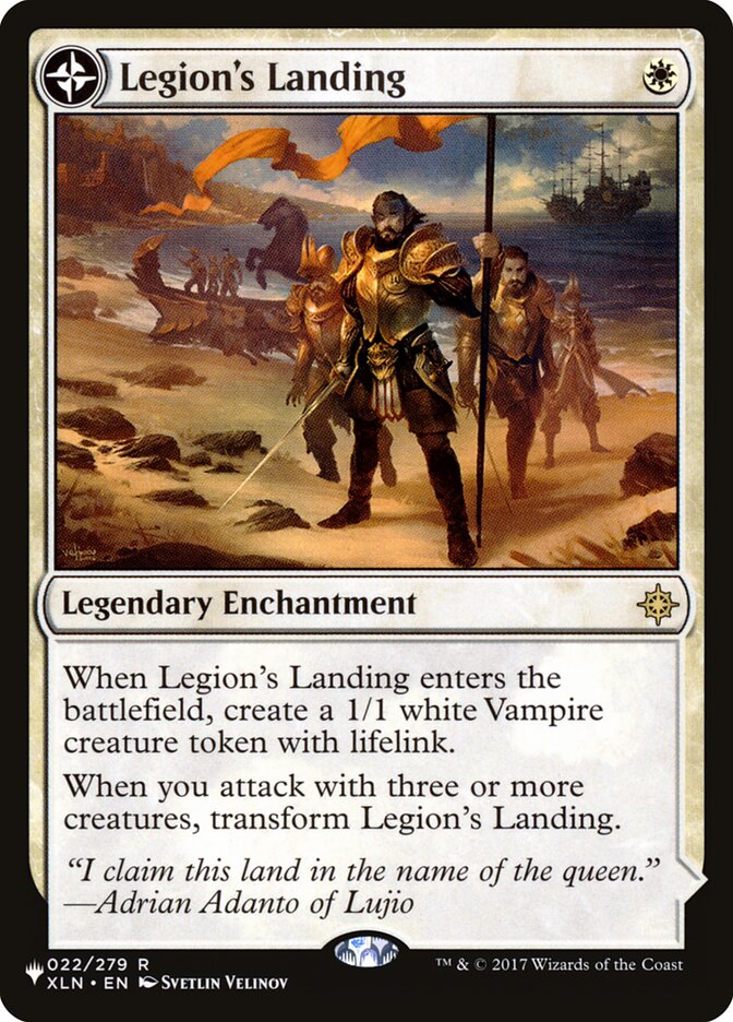 Legion's Landing // Adanto, the First Fort 22 (The List Reprints)  | Good Games Adelaide SA