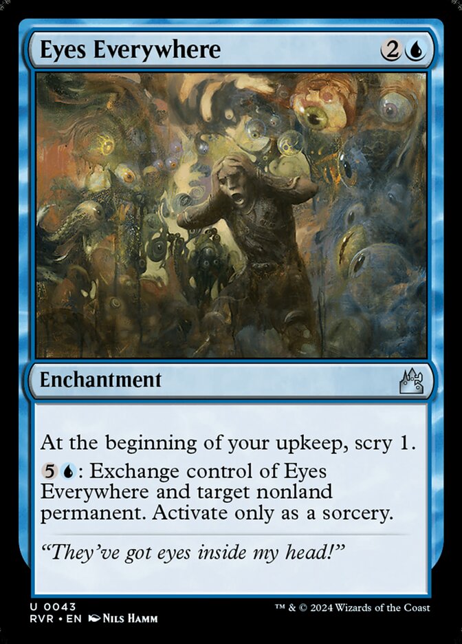 Eyes Everywhere 43 (Ravnica Remastered)  - Foil | Good Games Adelaide SA