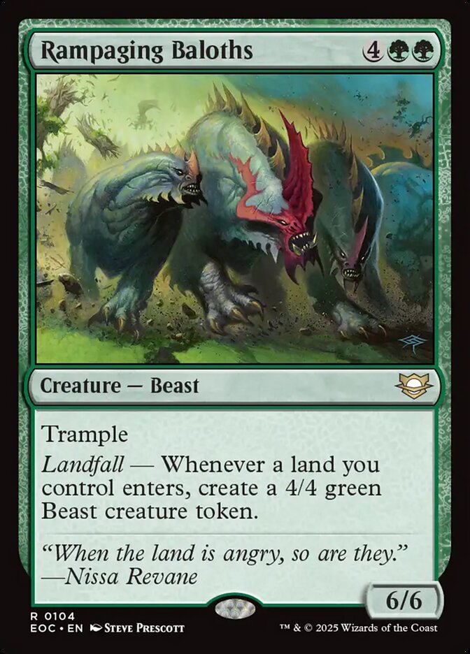 Rampaging Baloths 104 (Commander: Edge of Eternities)  | Good Games Adelaide SA