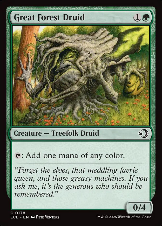 Great Forest Druid 178 (Lorwyn Eclipsed)  - Foil | Good Games Adelaide SA