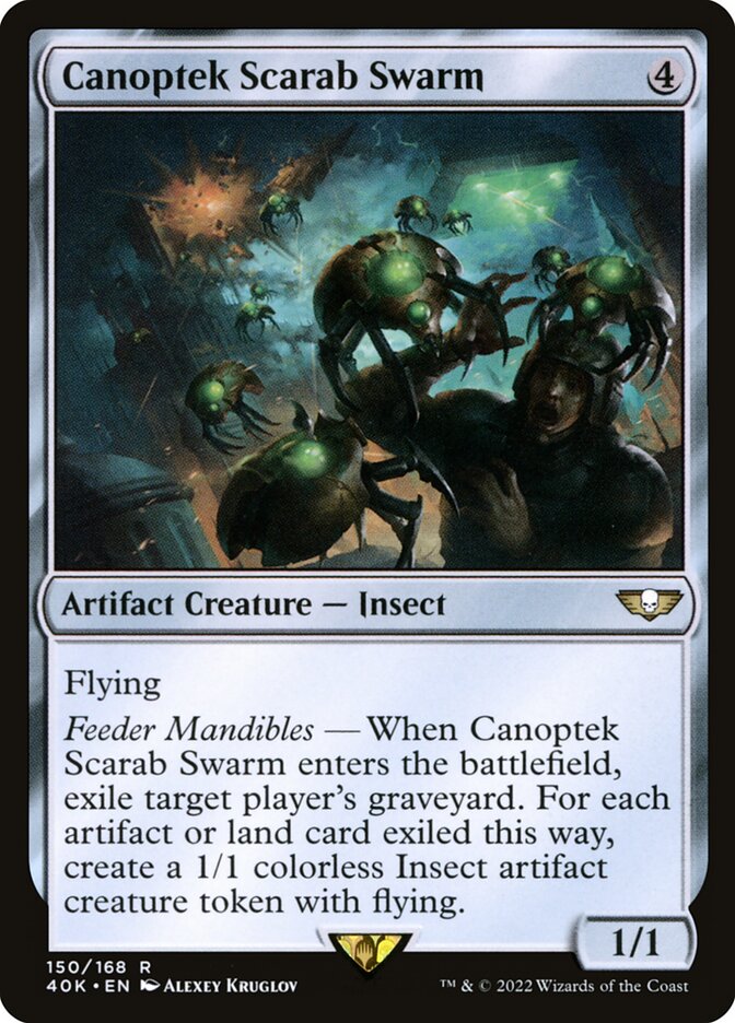 Canoptek Scarab Swarm 150 (Universes Beyond: Warhammer 40,000)  | Good Games Adelaide SA