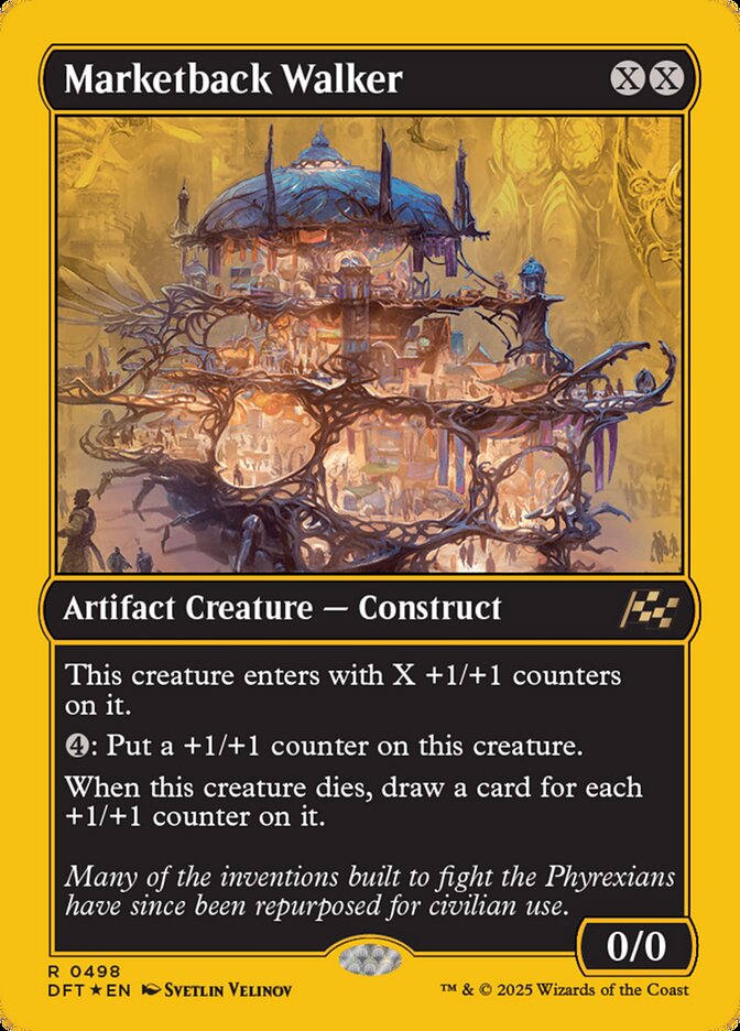 Marketback Walker 498 (Aetherdrift)  - Foil | Good Games Adelaide SA