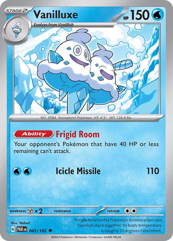 Vanilluxe 045/182 (SV04: Paradox Rift)  - Reverse Holofoil | Good Games Adelaide SA