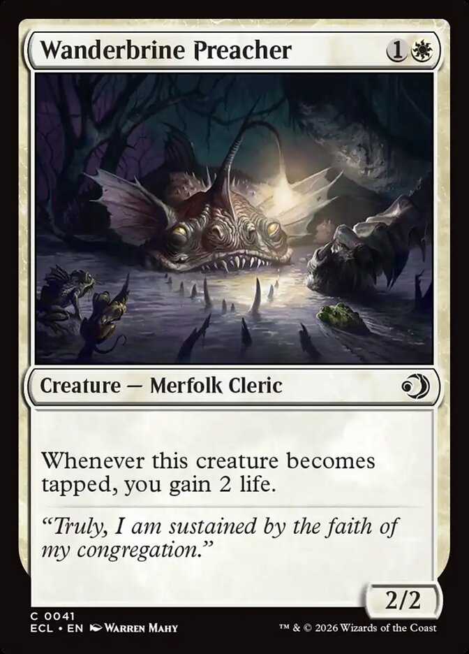 Wanderbrine Preacher 41 (Lorwyn Eclipsed)  - Foil | Good Games Adelaide SA