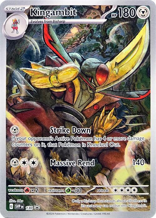 Kingambit 130 (SV: Scarlet & Violet Promo Cards)  - Holofoil | Good Games Adelaide SA