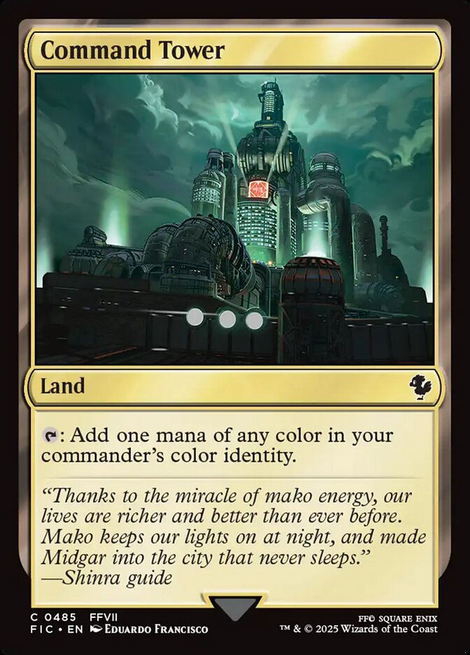 Command Tower 485 (Commander: FINAL FANTASY)  | Good Games Adelaide SA