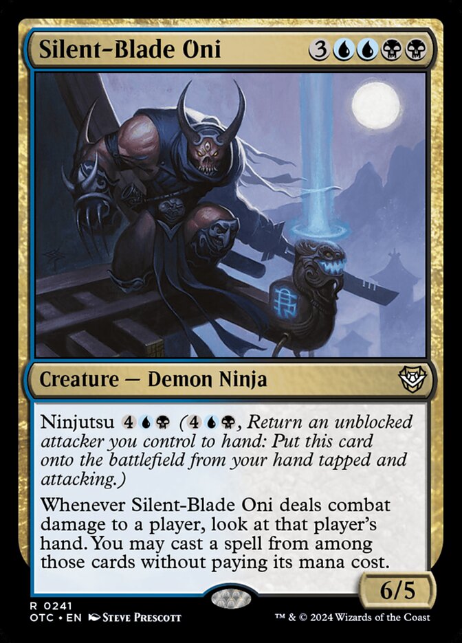 Silent-Blade Oni 241 (Commander: Outlaws of Thunder Junction)  | Good Games Adelaide SA