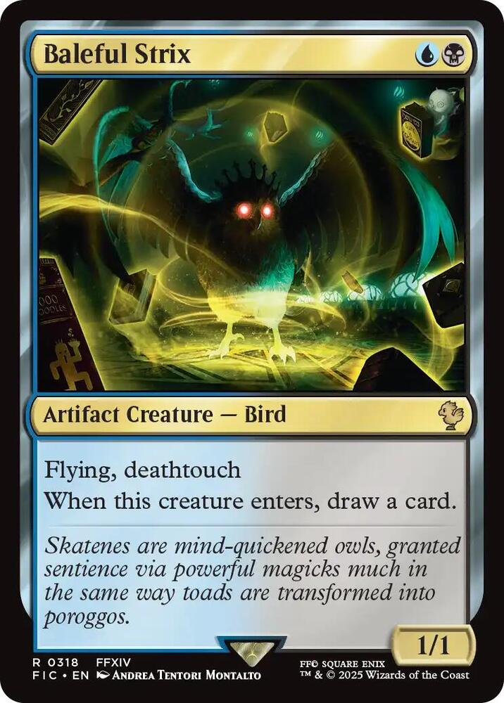 Baleful Strix 318 (Commander: FINAL FANTASY)  - Foil | Good Games Adelaide SA