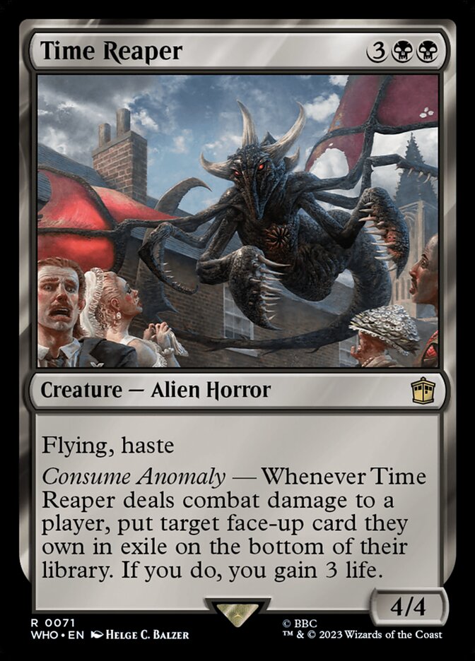 Time Reaper 71 (Universes Beyond: Doctor Who)  - Foil | Good Games Adelaide SA
