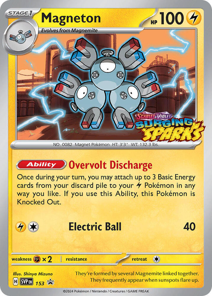 Magneton 153 (SV: Scarlet & Violet Promo Cards)  - Holofoil | Good Games Adelaide SA