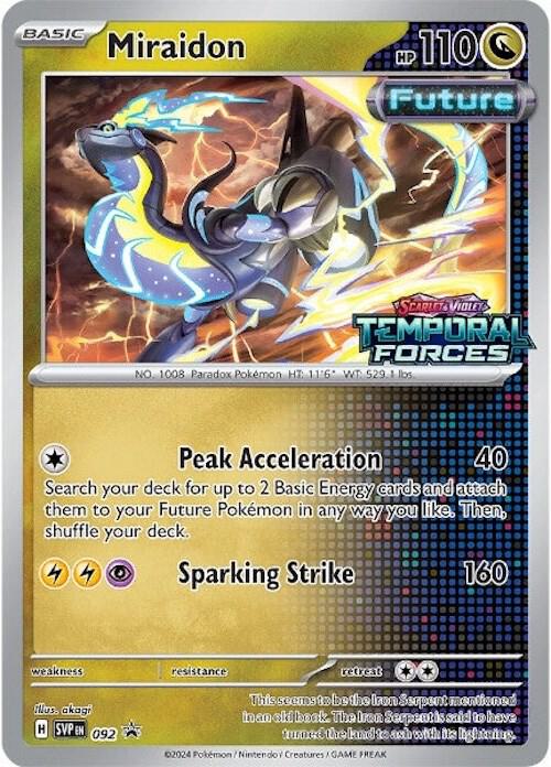 Miraidon Prerelease 092 (SV: Scarlet & Violet Promo Cards)  - Holofoil | Good Games Adelaide SA