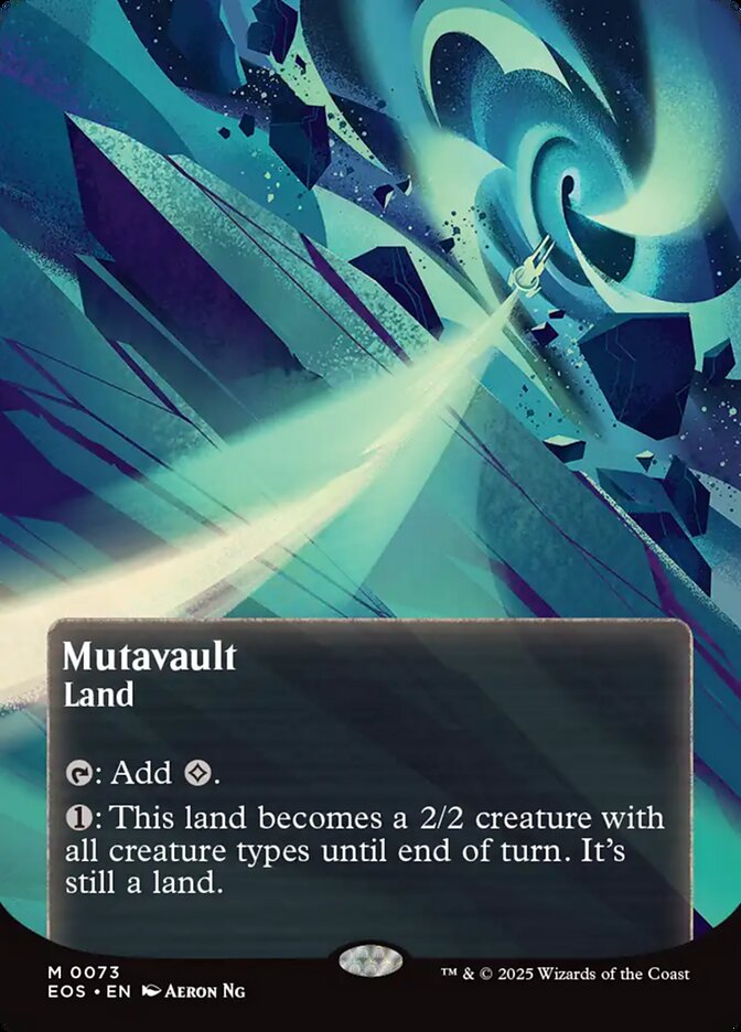 Mutavault 73 (Edge of Eternities: Stellar Sights)  - Foil | Good Games Adelaide SA