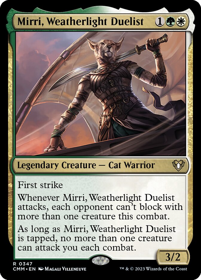 Mirri, Weatherlight Duelist 347 (Commander Masters)  - Foil | Good Games Adelaide SA