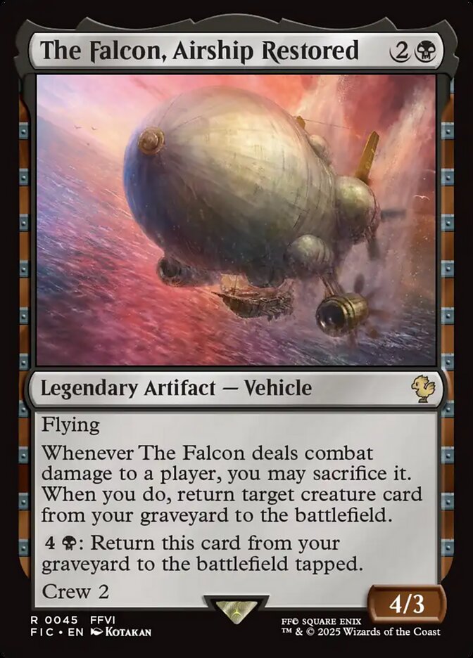 The Falcon, Airship Restored 45 (Commander: FINAL FANTASY)  | Good Games Adelaide SA