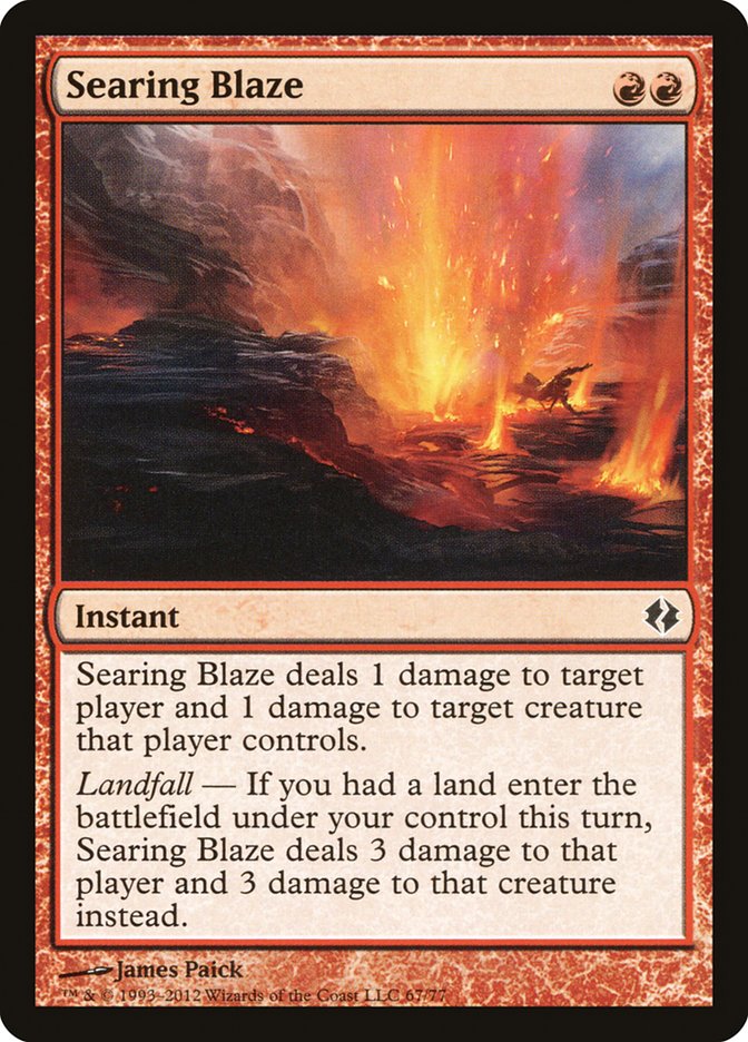 Searing Blaze 67 (Duel Decks: Venser vs. Koth)  | Good Games Adelaide SA