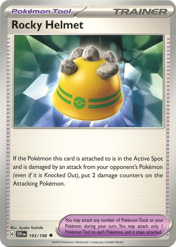 Rocky Helmet 193/198 (SV01: Scarlet & Violet Base Set)  | Good Games Adelaide SA