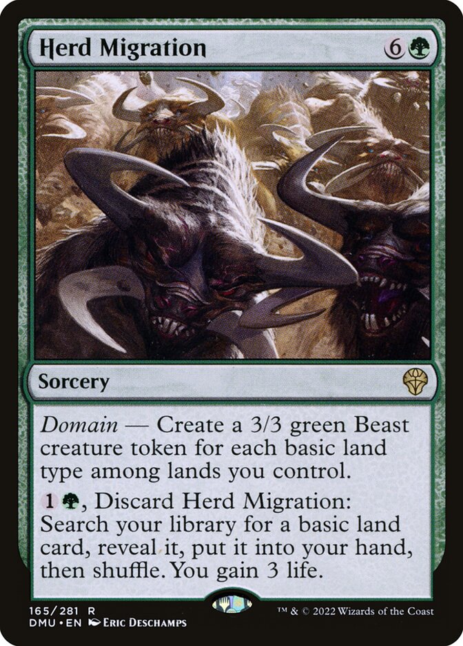 Herd Migration 165 (Dominaria United)  - Foil | Good Games Adelaide SA