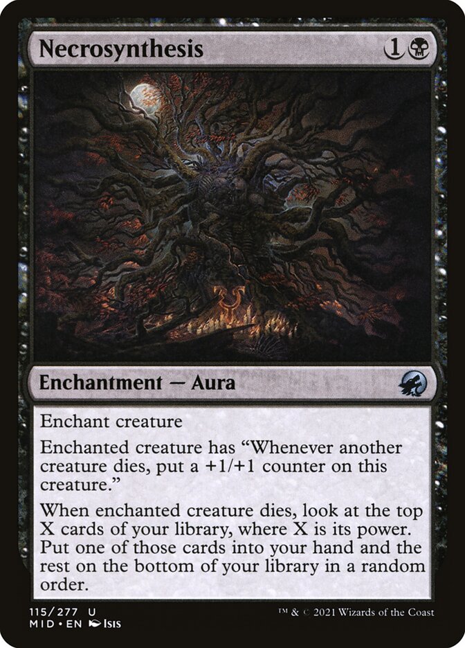 Necrosynthesis 115 (Innistrad: Midnight Hunt)  - Foil | Good Games Adelaide SA