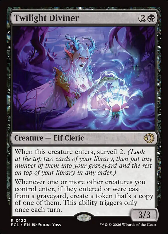 Twilight Diviner 122 (Lorwyn Eclipsed)  - Foil | Good Games Adelaide SA
