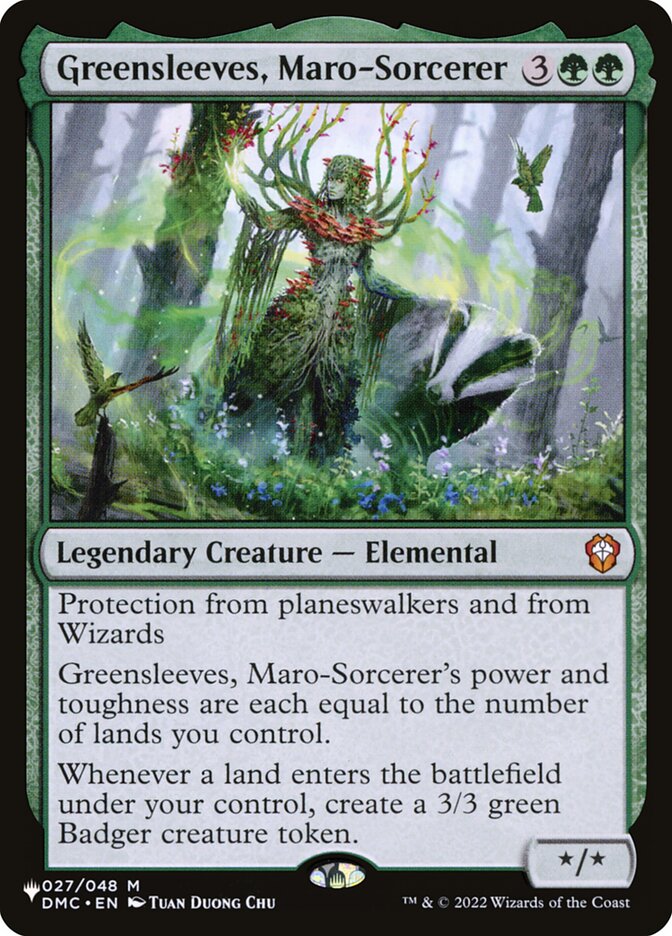 Greensleeves, Maro-Sorcerer 027/048 (The List Reprints)  | Good Games Adelaide SA