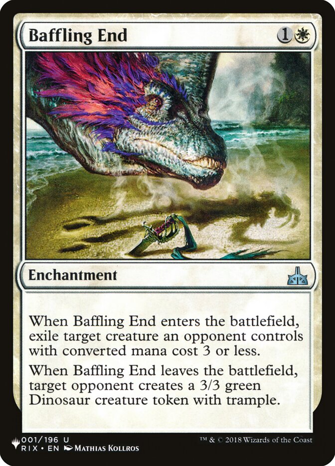 Baffling End 001/196 (The List Reprints)  | Good Games Adelaide SA