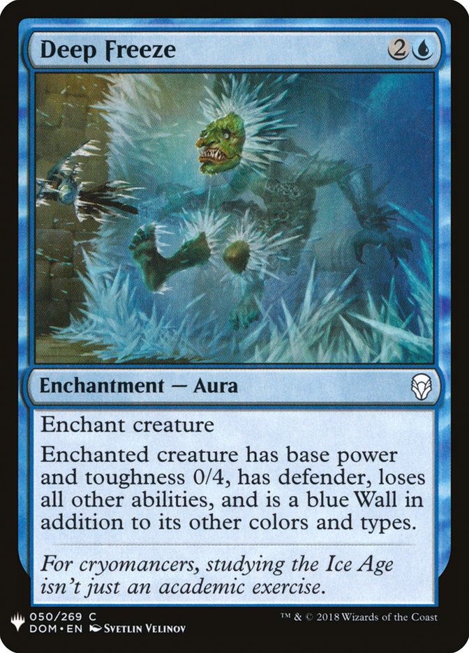 Deep Freeze 50 (The List Reprints)  | Good Games Adelaide SA