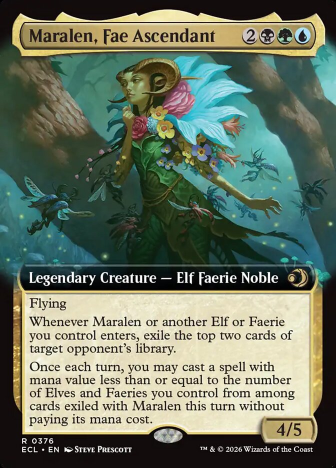 Maralen, Fae Ascendant 376 (Lorwyn Eclipsed)  - Foil | Good Games Adelaide SA