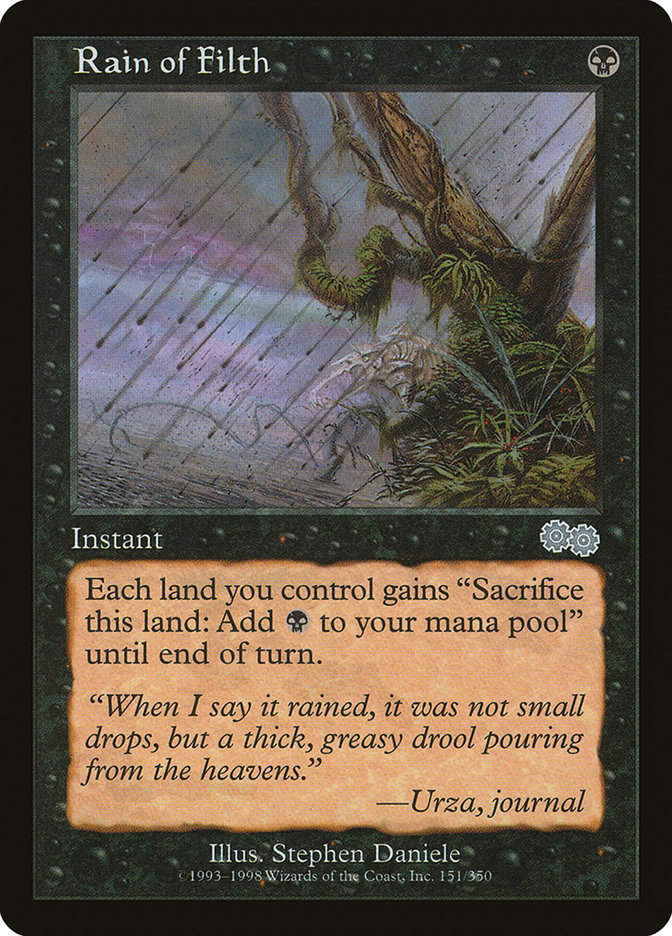 Rain of Filth 151 (Urza's Saga)  | Good Games Adelaide SA