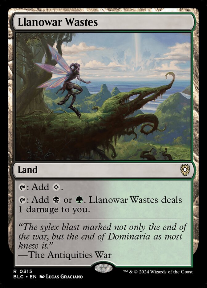 Llanowar Wastes 315 (Commander: Bloomburrow)  | Good Games Adelaide SA