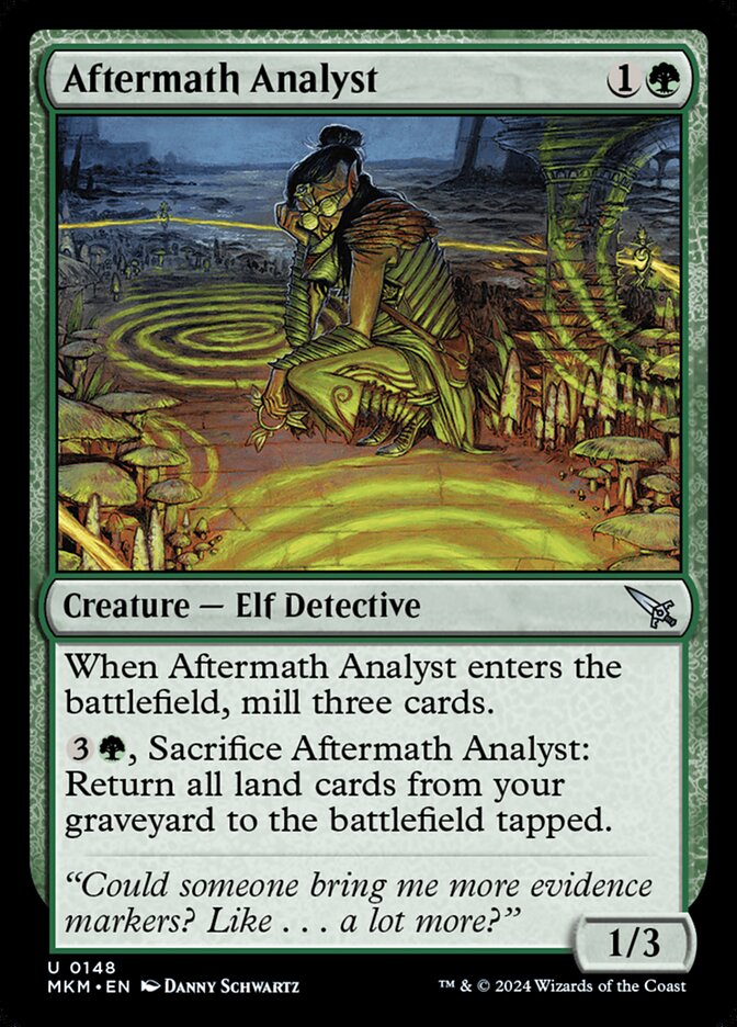 Aftermath Analyst 148 (Murders at Karlov Manor)  - Foil | Good Games Adelaide SA