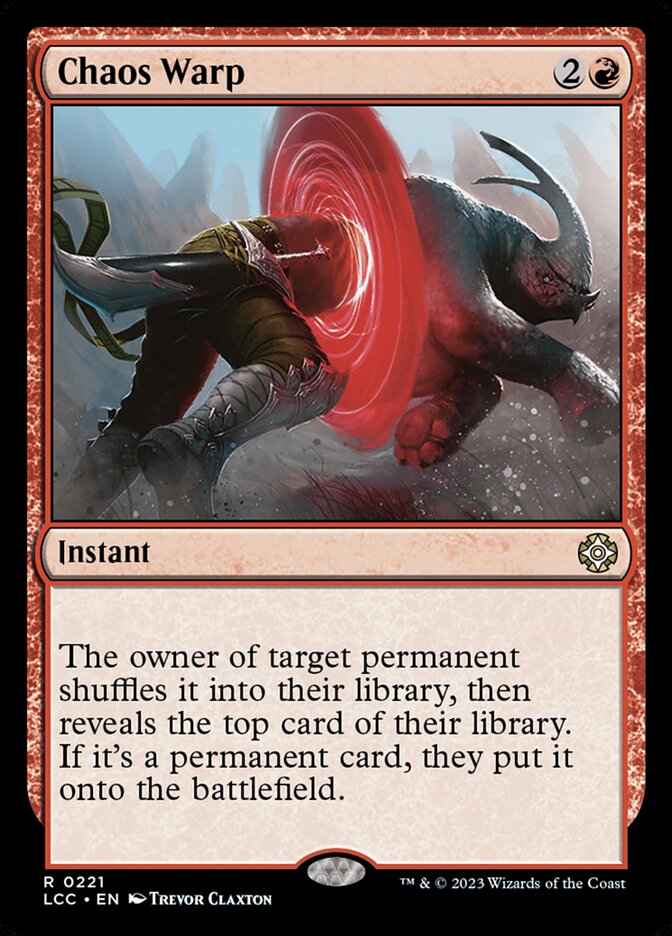 Chaos Warp 221 (Commander: The Lost Caverns of Ixalan)  | Good Games Adelaide SA