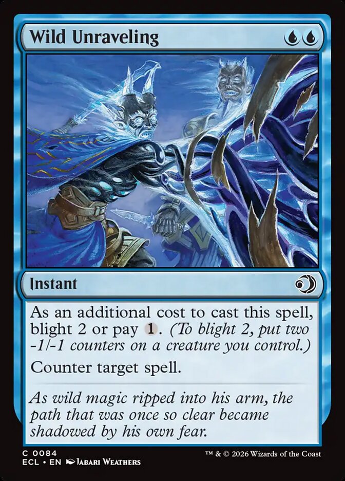 Wild Unraveling 84 (Lorwyn Eclipsed)  - Foil | Good Games Adelaide SA