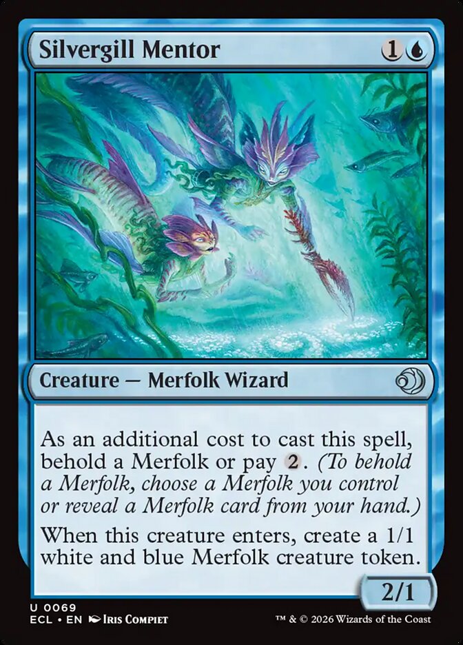 Silvergill Mentor 69 (Lorwyn Eclipsed)  - Foil | Good Games Adelaide SA