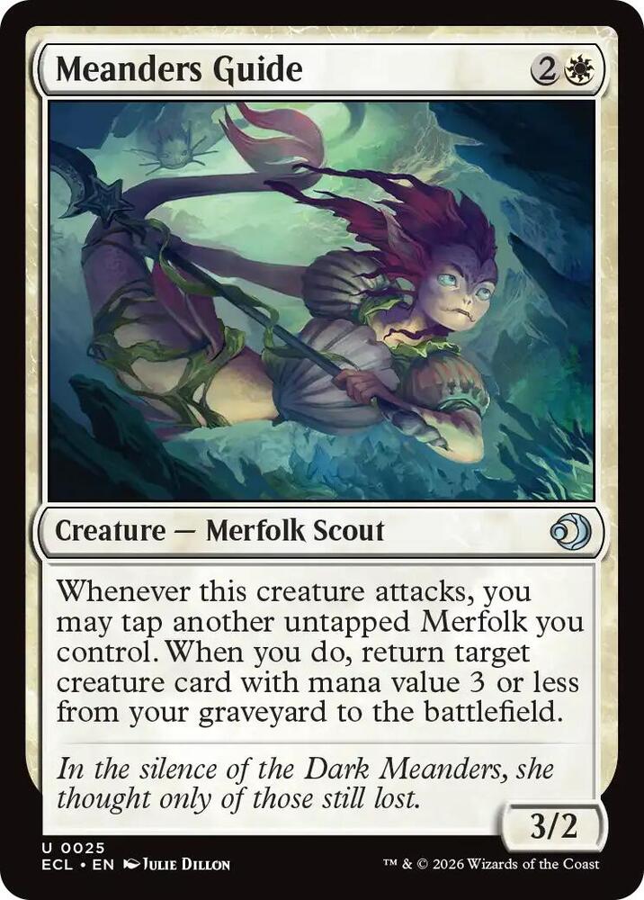 Meanders Guide 25 (Lorwyn Eclipsed)  - Foil | Good Games Adelaide SA