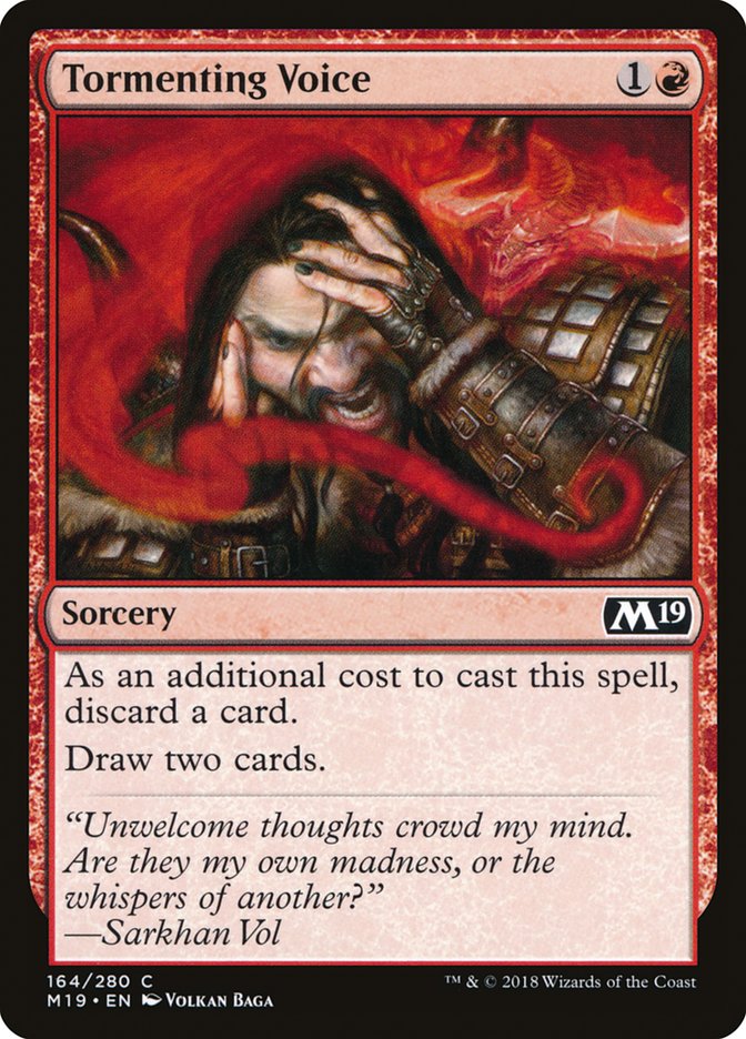 Tormenting Voice 164 (Core Set 2019)  - Foil | Good Games Adelaide SA
