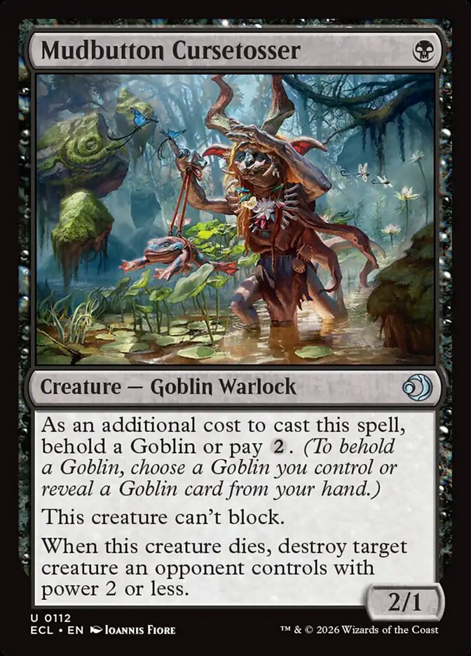 Mudbutton Cursetosser 112 (Lorwyn Eclipsed)  - Foil | Good Games Adelaide SA