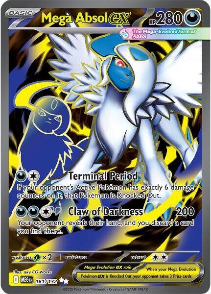 Mega Absol ex 161/132 (ME01: Mega Evolution)  - Holofoil | Good Games Adelaide SA