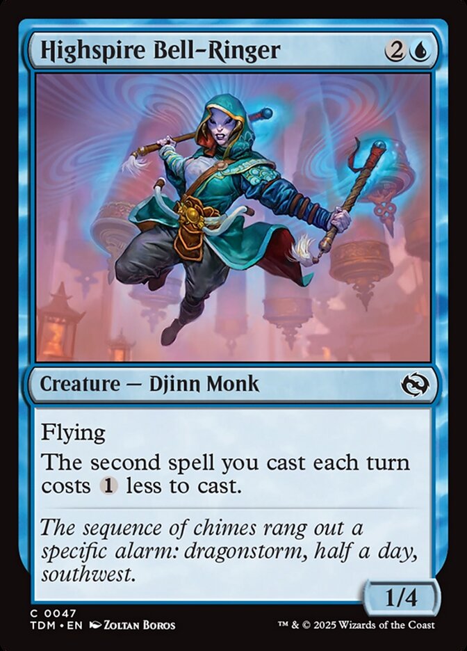 Highspire Bell-Ringer 47 (Tarkir: Dragonstorm)  - Foil | Good Games Adelaide SA