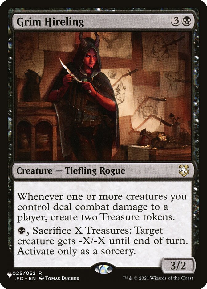 Grim Hireling 025/062 (The List Reprints)  | Good Games Adelaide SA