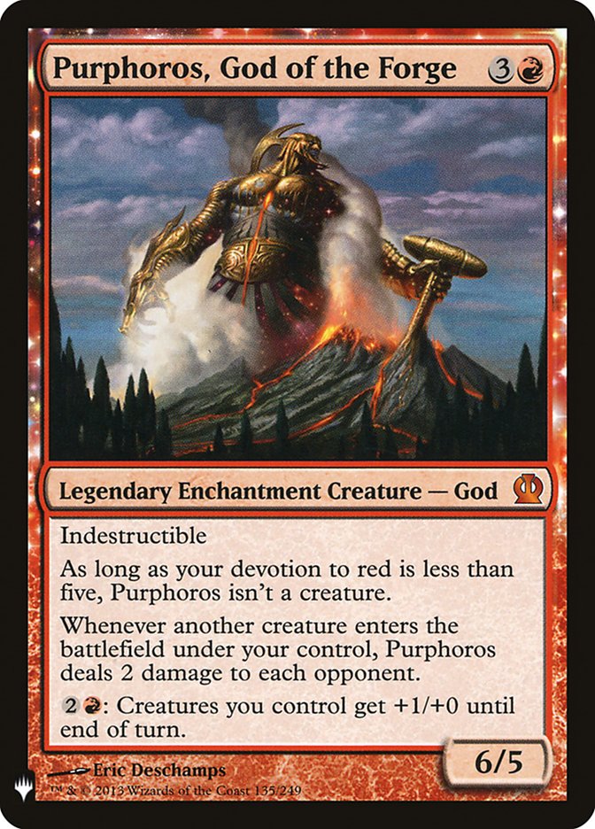Purphoros, God of the Forge 135 (The List Reprints)  | Good Games Adelaide SA