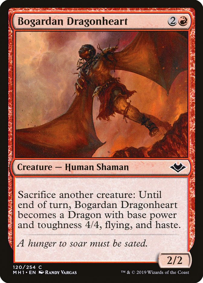Bogardan Dragonheart 120 (Modern Horizons)  - Foil | Good Games Adelaide SA