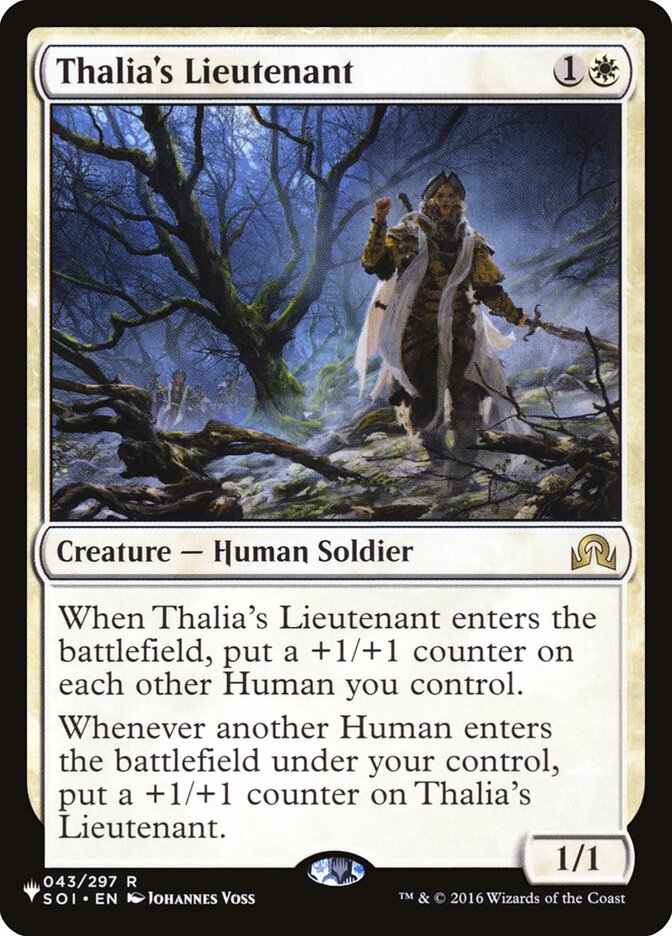 Thalias Lieutenant 043/297 (The List Reprints)  | Good Games Adelaide SA