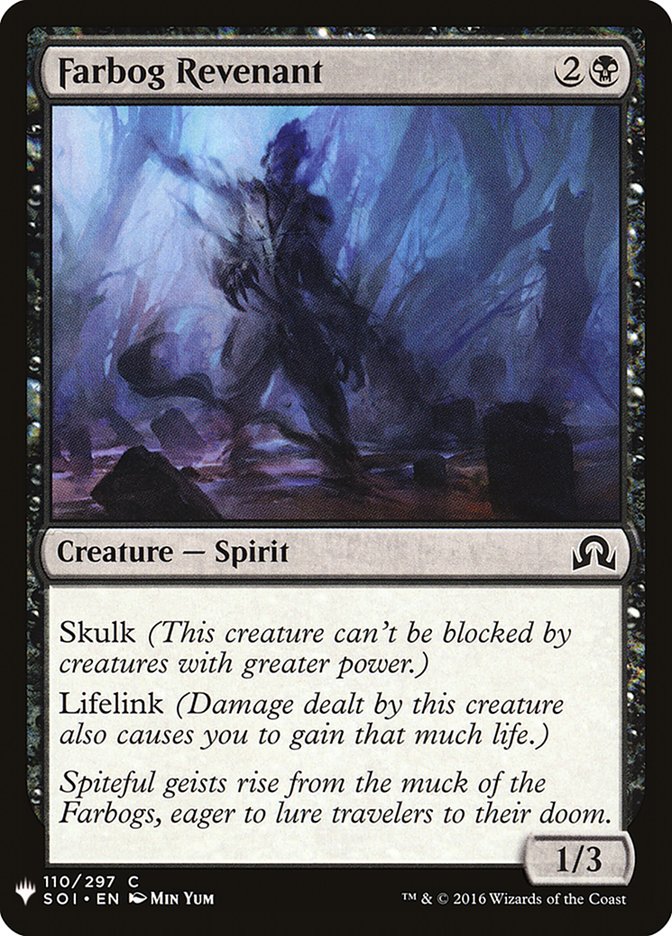 Farbog Revenant 110 (The List Reprints)  | Good Games Adelaide SA
