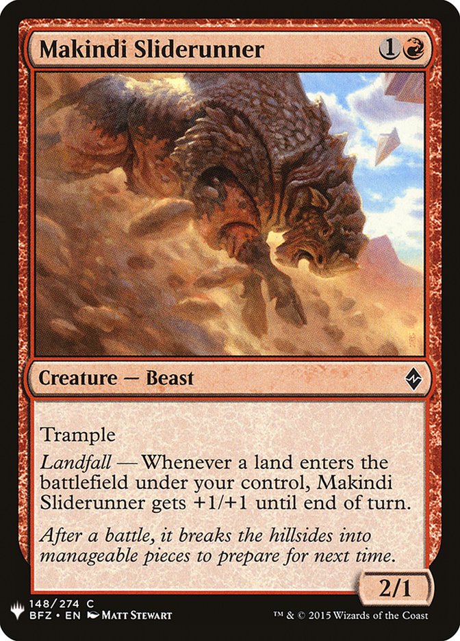 Makindi Sliderunner 148 (The List Reprints)  | Good Games Adelaide SA