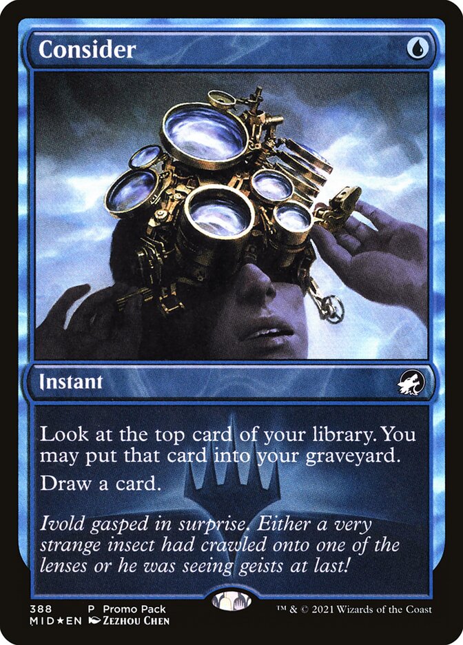 Consider 388/277 (Promo Pack: Innistrad: Midnight Hunt)  - Foil | Good Games Adelaide SA