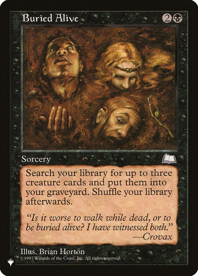 Buried Alive  (The List Reprints)  | Good Games Adelaide SA