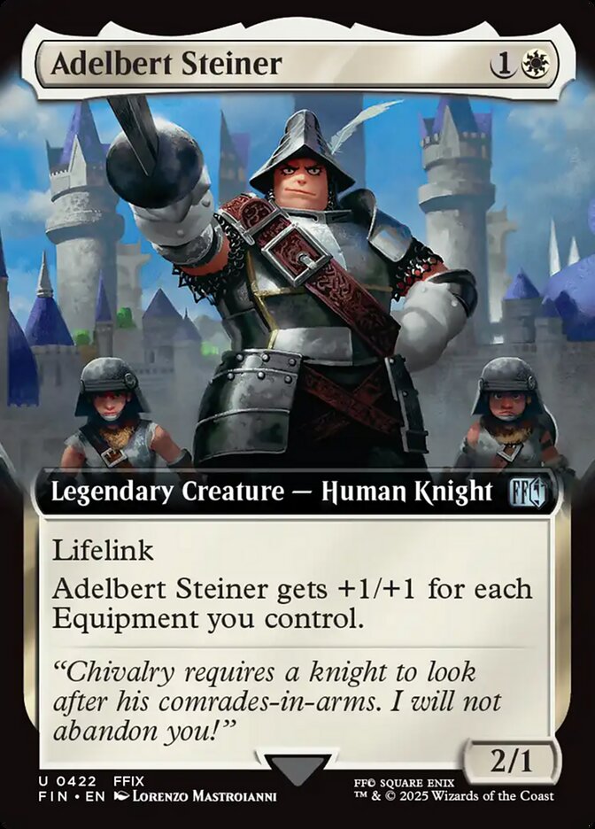 Adelbert Steiner Extended Art 422 (FINAL FANTASY)  - Foil | Good Games Adelaide SA