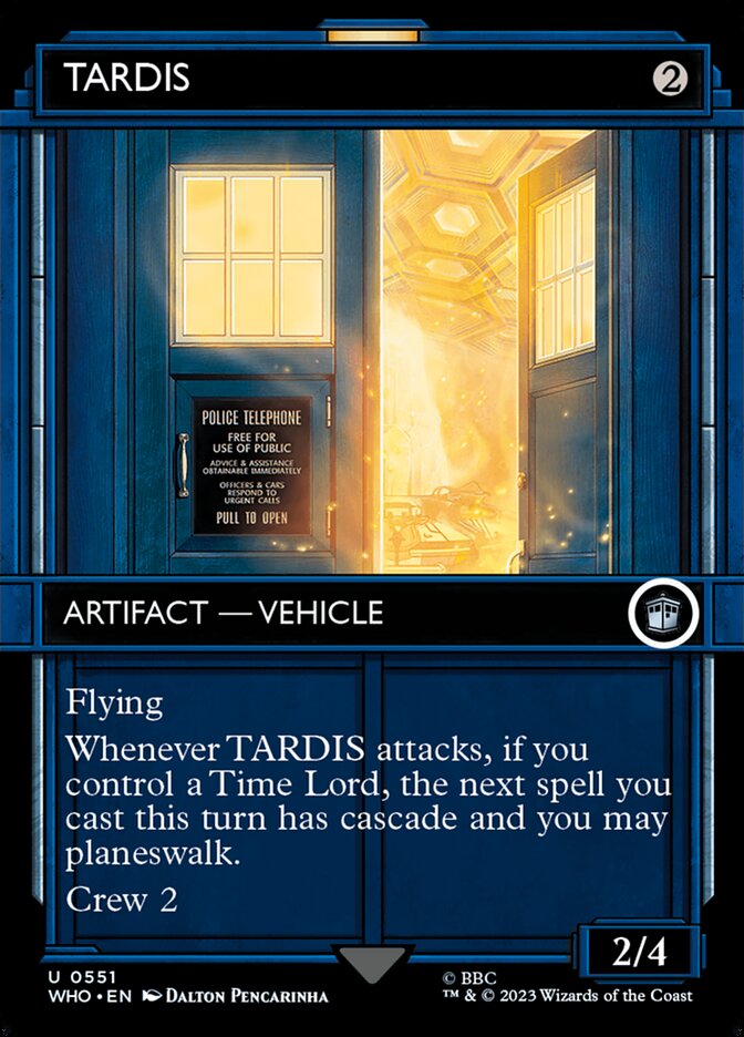 TARDIS 551 (Universes Beyond: Doctor Who)  - Foil | Good Games Adelaide SA